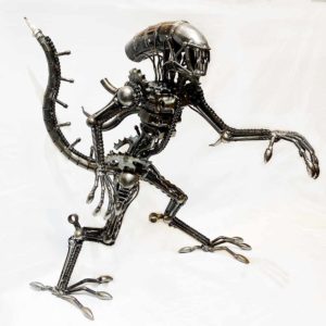 Agate Designs Alien Sculpture Side