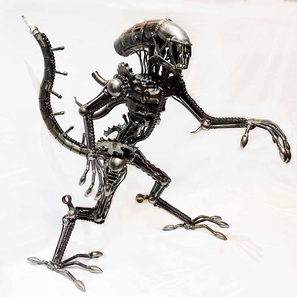 Agate Designs Alien Sculpture Side